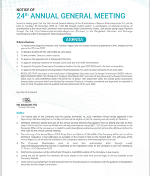 Notice of the 24th Annual General Meeting (AGM)